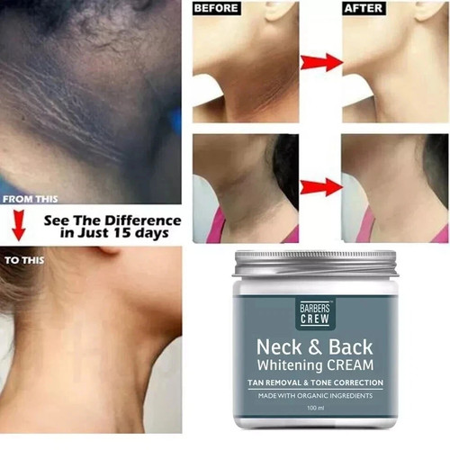 Dark neck back skin - &,